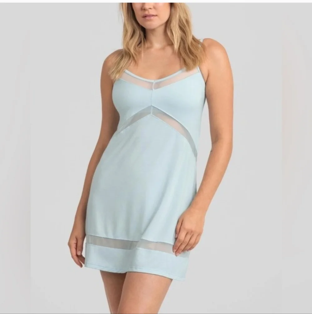 NWT Honeylove Blisswear Mesh Panel Sleep Chemise Women's XL Feminine Soft Flowy - Picture 3 of 8